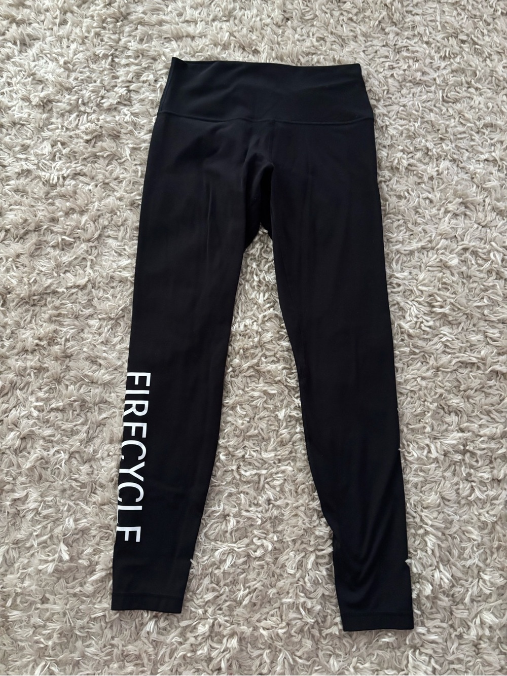 Lululemon x FireCycle Studio Leggings Size 10 Black